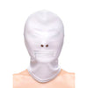 NS NOVELTIES - FETISH & FASHION MUNDHAUBE MIT GESCHLOSSENEM REISSVERSCHLUSS NYLON WEISS