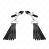 KINK - KUNSTLEDER QUASTEN NIPPELKLEMMEN 6 CM