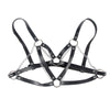 SUBBLIME - 953713 PUNK BONDAGE GÜRTEL METALLSCHNALLE SCHWARZ EINE GRÖSSE