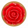 KINK - ROSA GOLDENER ANALSTECKER MIT ROTER ROSE S