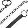 DARKNESS - SCHWARZES HALSBAND MIT KETTE
